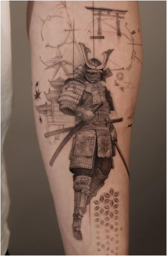 Honesty Samurai Tattoo