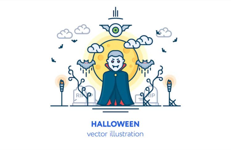 Halloween vector illustration
