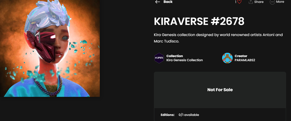 Kiraverse Game Developer Launches a new Collection on GameStop NFT Marketplace - 1