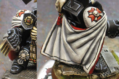 Greenstuff sculpted cloak