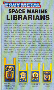 Space Marine Librarian heraldry second edition