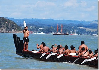 Traditional Waka, Bay of Islands sailing