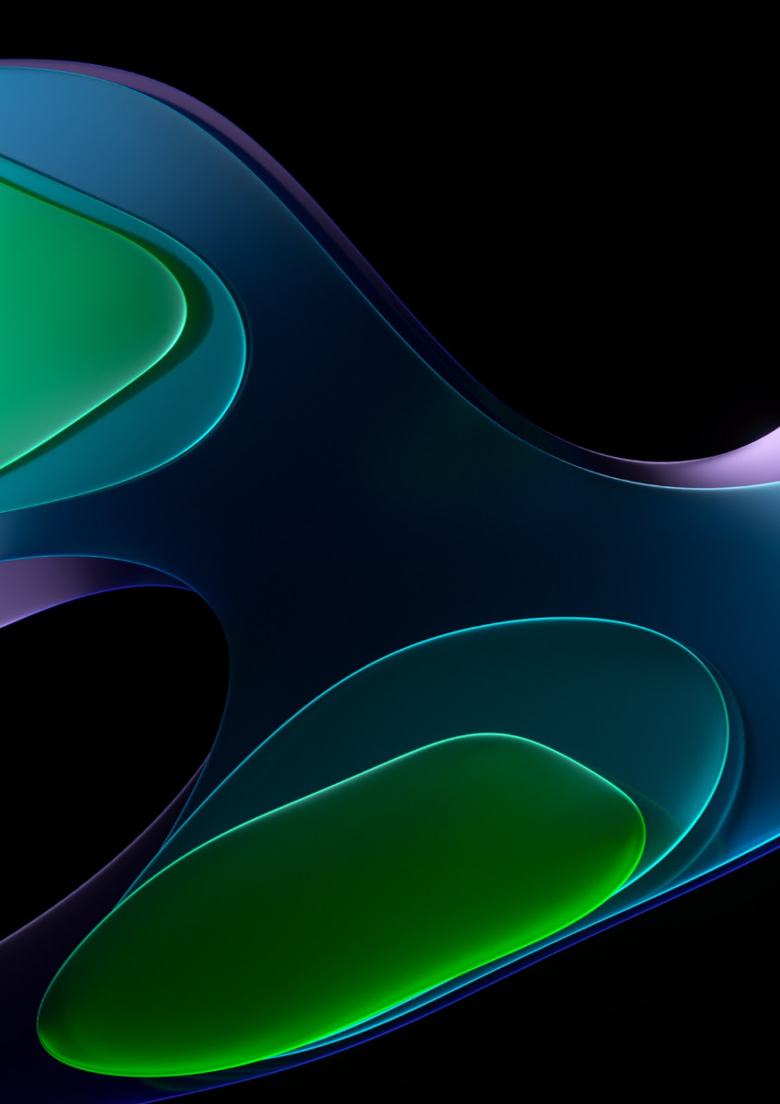3D abstract curves flow keyvisuals tech Technology Wallpapers minimal shapes