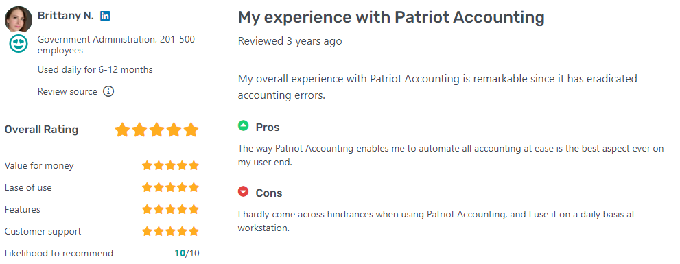 patriot review