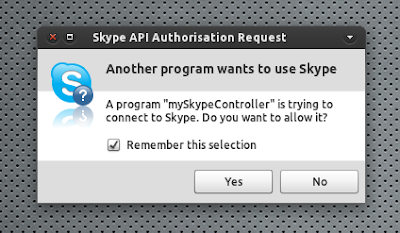 Skype authorization