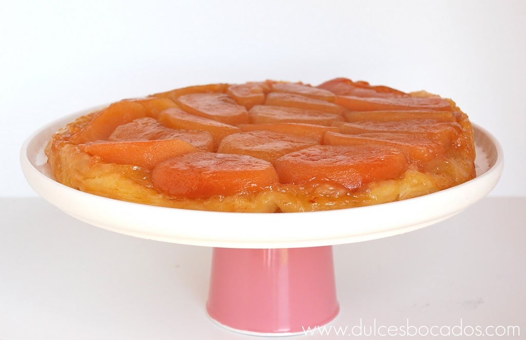 Tarta tatin con manzanas caramelizadas
