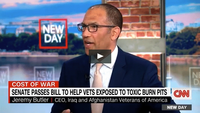 IAVA Joins CNN to Discuss the Difference Between the Senate and House Toxic Exposures Bills