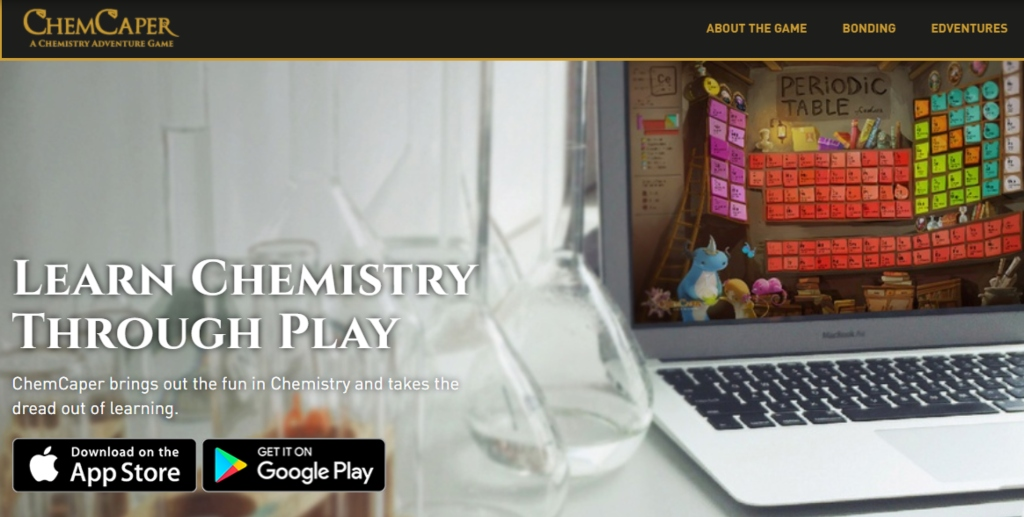 gamification tools - ChemCaper screenshot