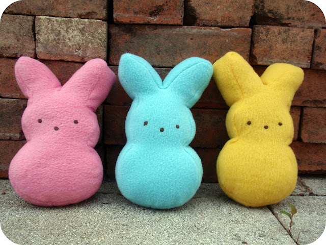 marshmallow bunny plushie pattern and tutorial