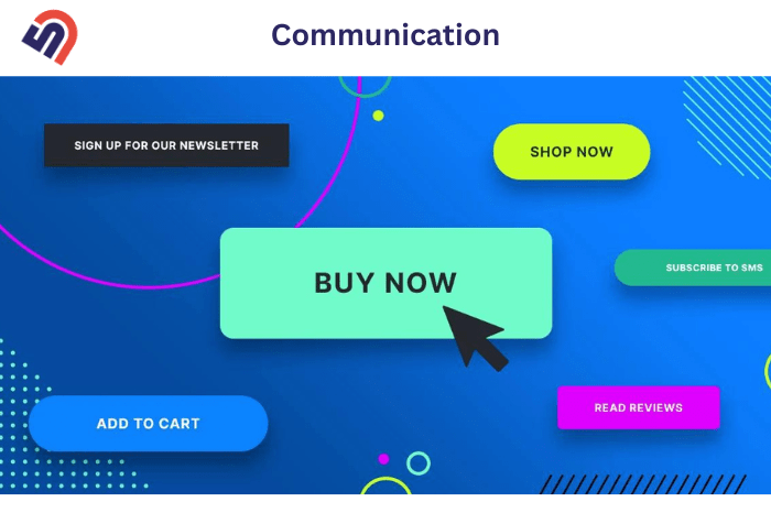 A clear and simple menus and call to action buttons