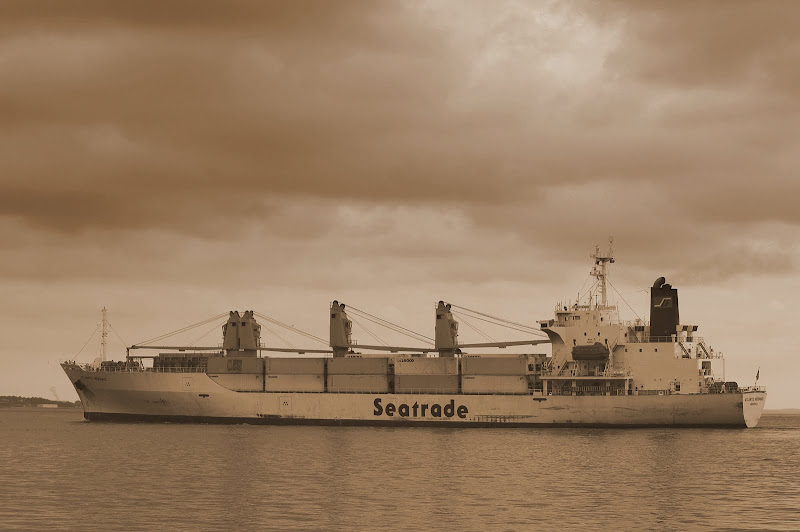 Navio No Rio Sado