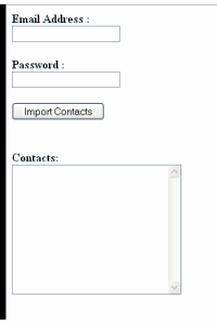 Import Gmail Contacts In Asp.Net
