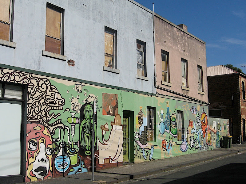 graffiti in Gertrude Street, Melbourne