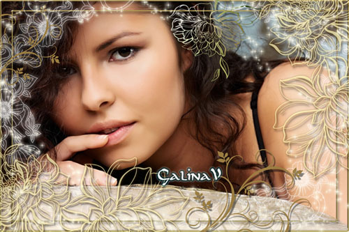 Flowery Photoframe - Spring Lace