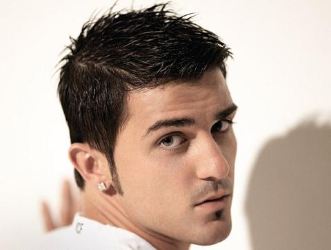 hairstyles for club. David Villa New Hairstyles