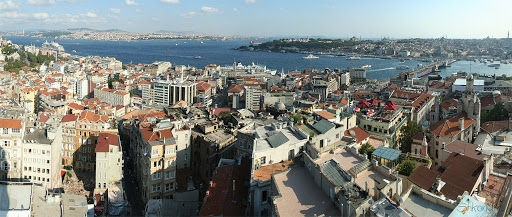 Панорама с Галатской башни, Стамбул