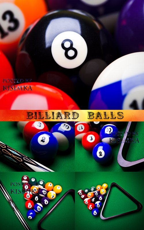 Stock Photo: Billiard balls