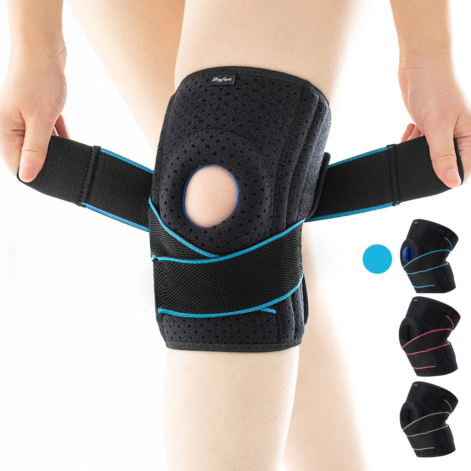 Doufurt Knee Brace with Side Stabilizers