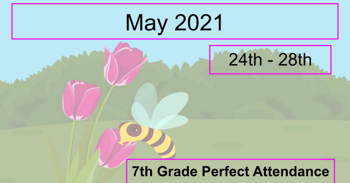 7th Grade PA May 24-28