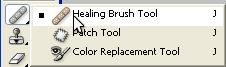 healing brush tool