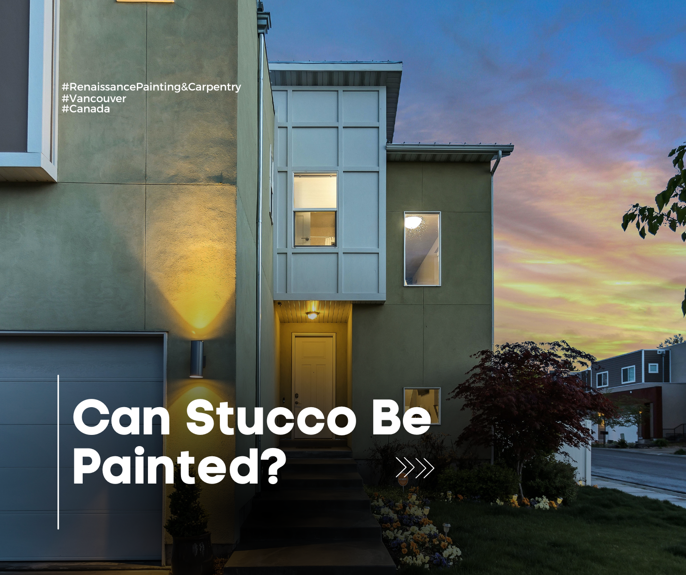 can stucco be painted