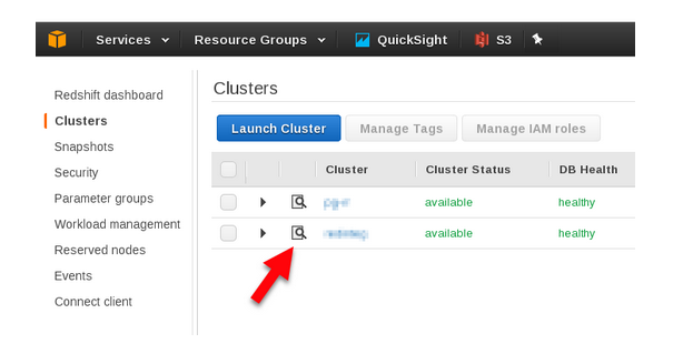 Amazon QuickSight | Manually enabling access to Amazon Redshift Cluster in a VPC