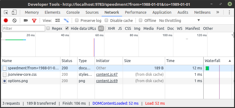 Performance measure after using Speedment to aggregate JSON