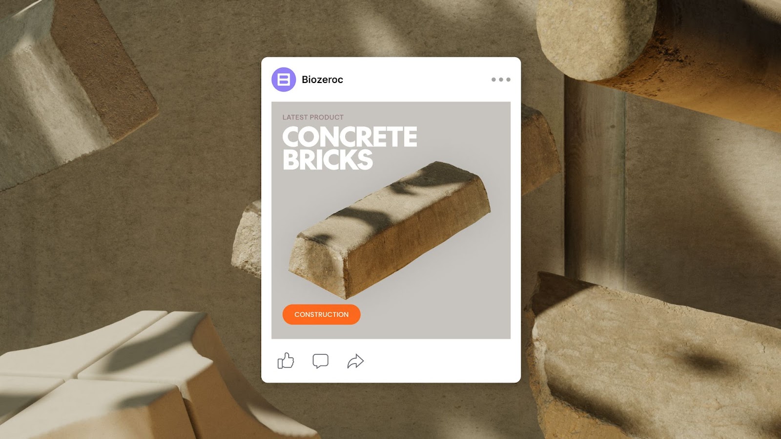 Bio-Concrete & the House of Hard Things Branding and Visual Identity