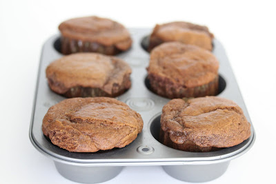 photo of Nutella Banana Muffins in a muffin tin