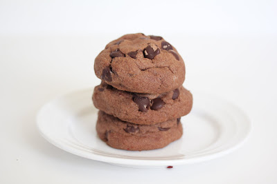 photo of a stack of cookies on a plate