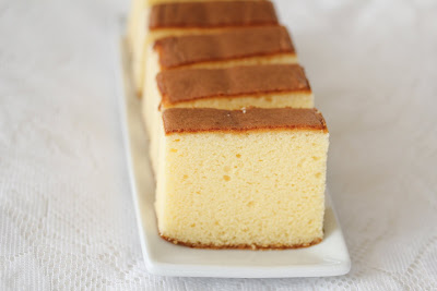 Honey castella cake