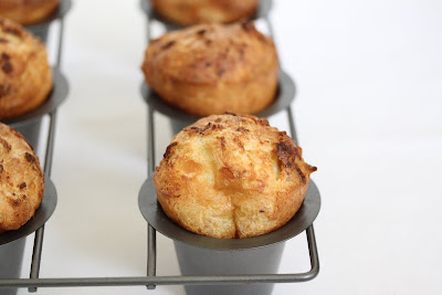 close-up photo of bacon popover