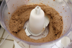 photo of the peanut butter cups pureed