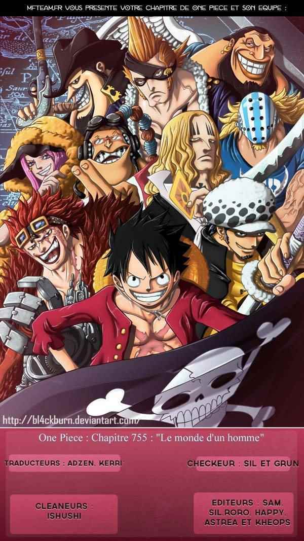 Manga One Piece Chapitre 755 - Page 1