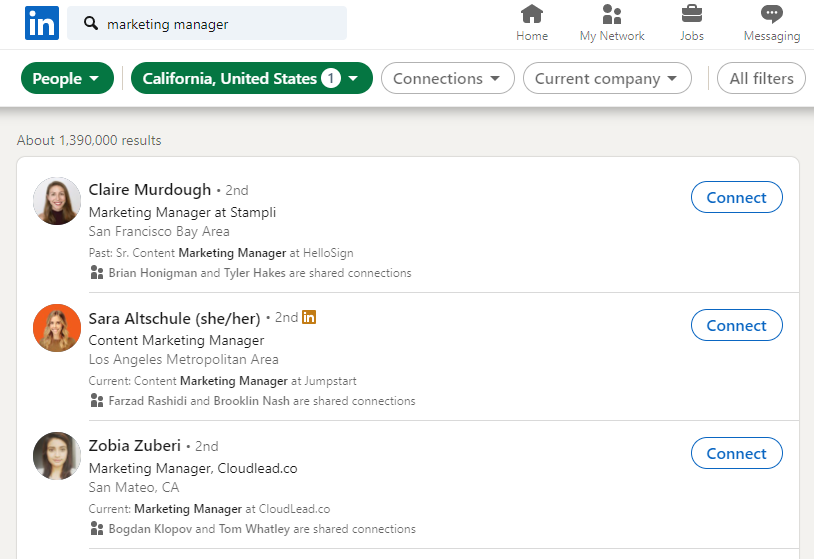 Audiense blog - segmenting by job title Linkedin