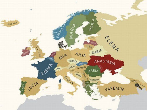 ονόματα Ευρώπη