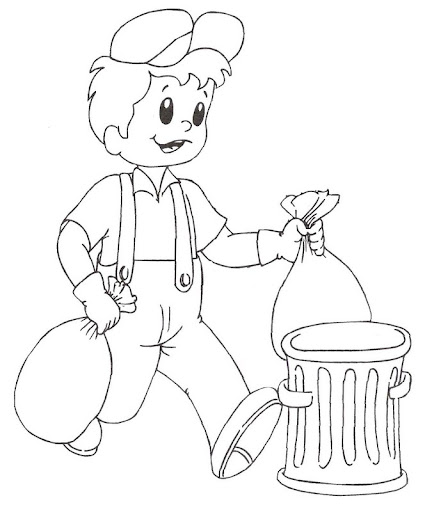طفل يحافظ على نظافة غرفته رسومات للتلوين Lixeiro