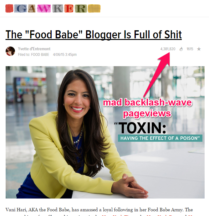 How the 'Food Babe' Grew the Most Controversial Content Farm of 2015