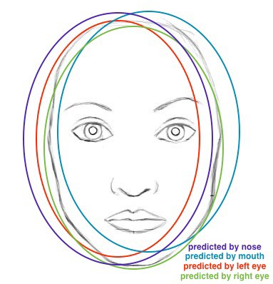 Prediction of a face