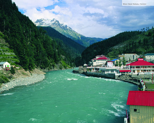 River Swat Kalam, Pakistan wallpaper