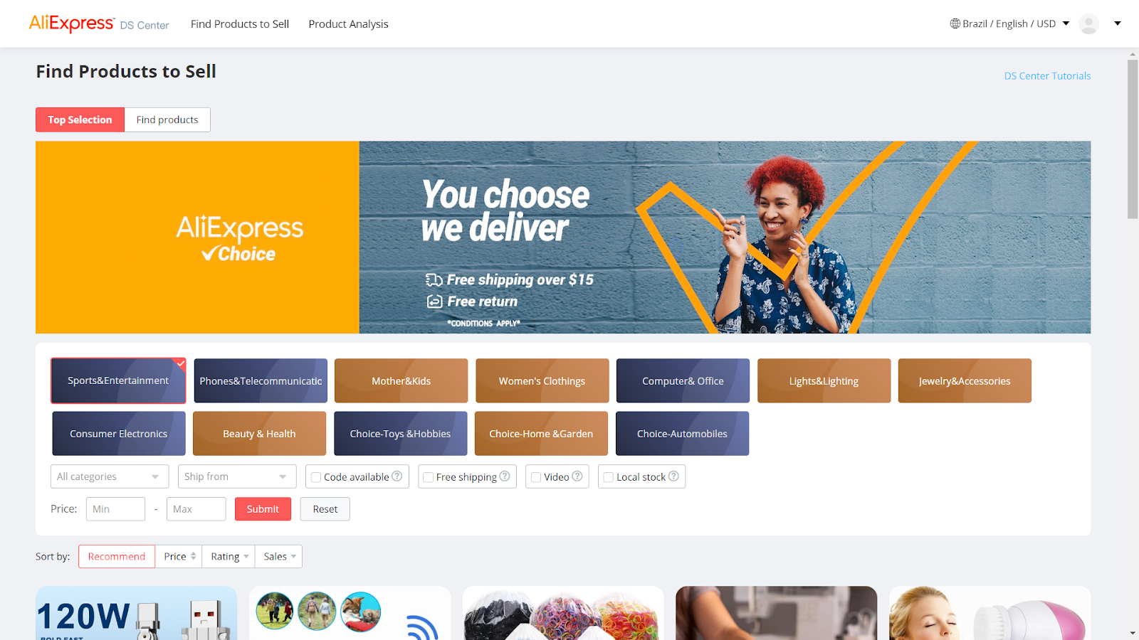 Best Dropshipping Product Research Tools in 2023 - AliExpress Dropshipping Center - DSers
