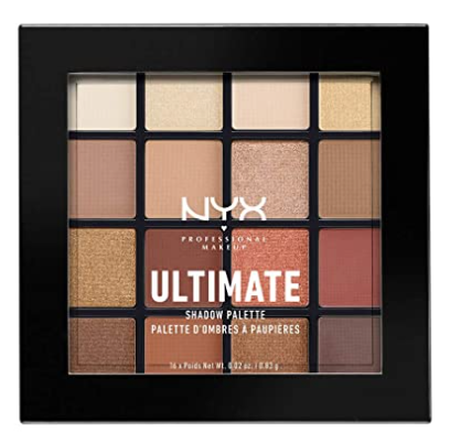 nyx ultimate eyeshadow palette in warn neutrals