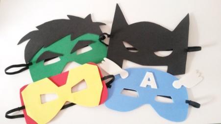 Como fazer Máscaras de Super Heróis - Máscaras de EVA - YouTube
