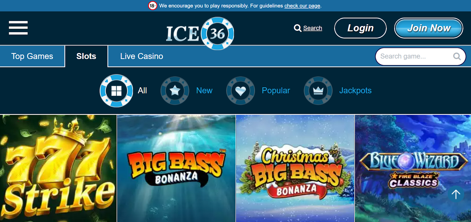 ice36 casino review