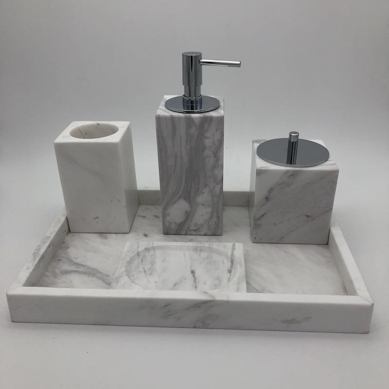 Marble uses: bathroom set