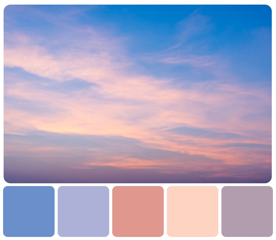sky color palette