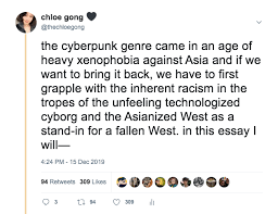 Techno-orientalism in Science Fiction – Chloe Gong in 2021 | Science  fiction, Fiction, Techno