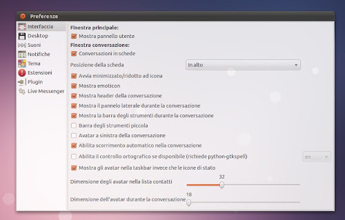 Emesene 2.11.4 Stabile su Ubuntu 