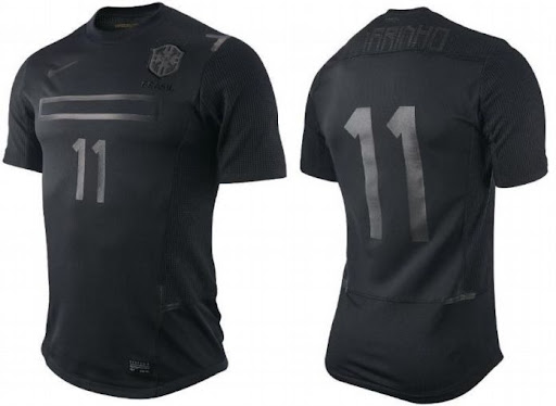 Novo Uniforme Camisa Preto da Seleção Brasileira