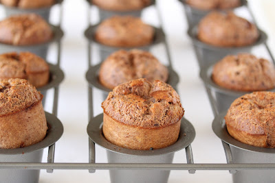 photo of chocolate popovers in a popover pan